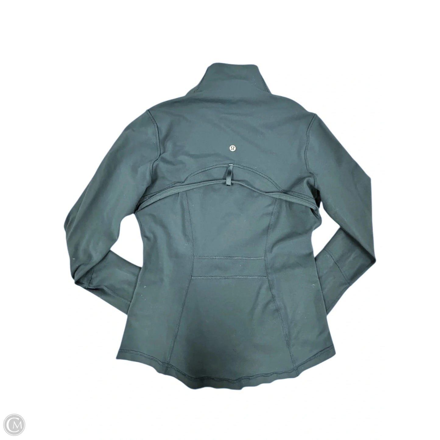 Athletic Jacket By Lululemon In Teal, Size: 8