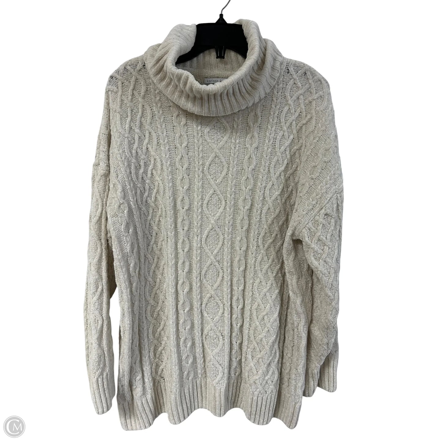 Sweater By Clothes Mentor In White, Size: Xl