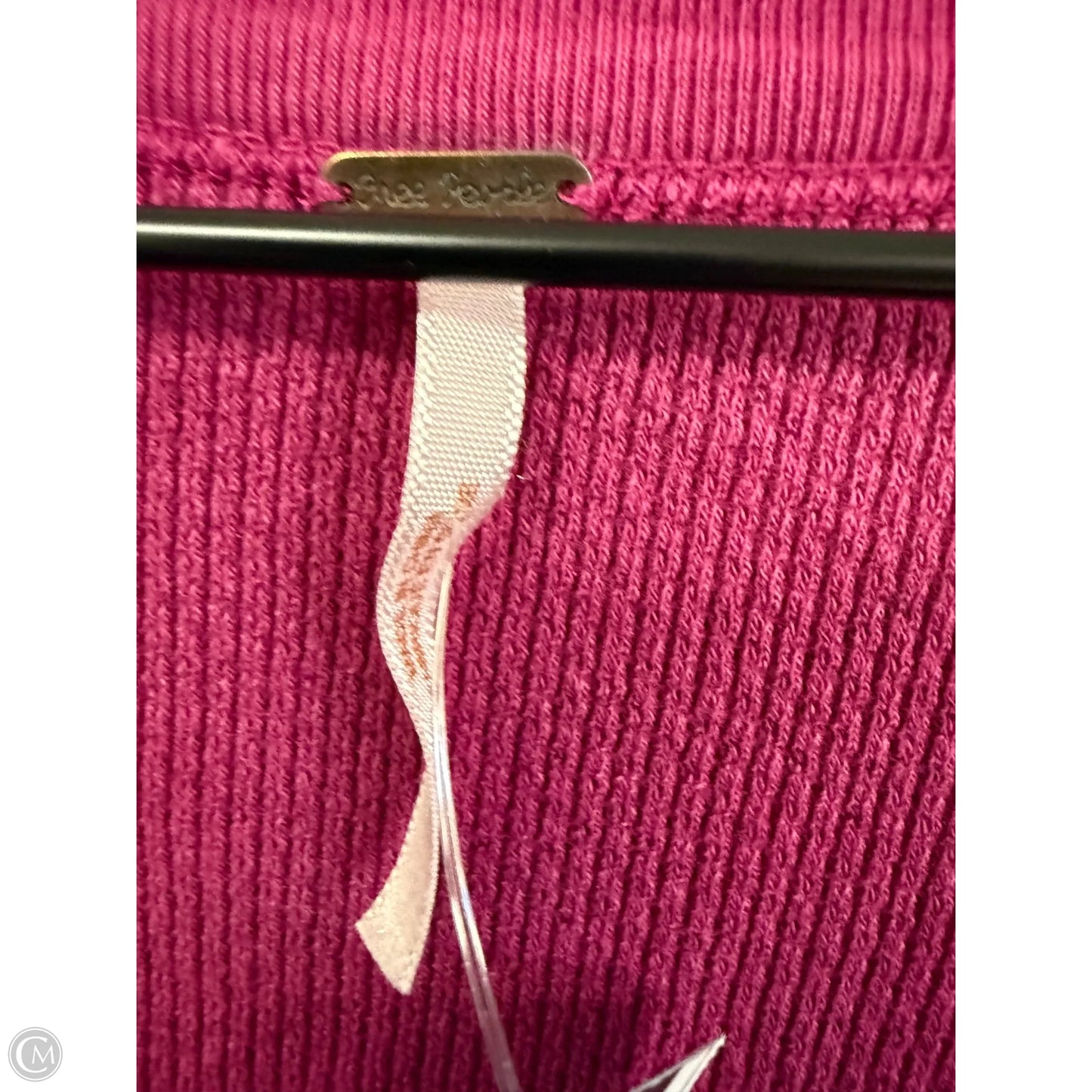 Top Long Sleeve By Free People In Pink, Size: S