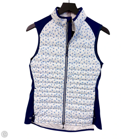 Vest Other By Peter Millar In Blue & White, Size: S