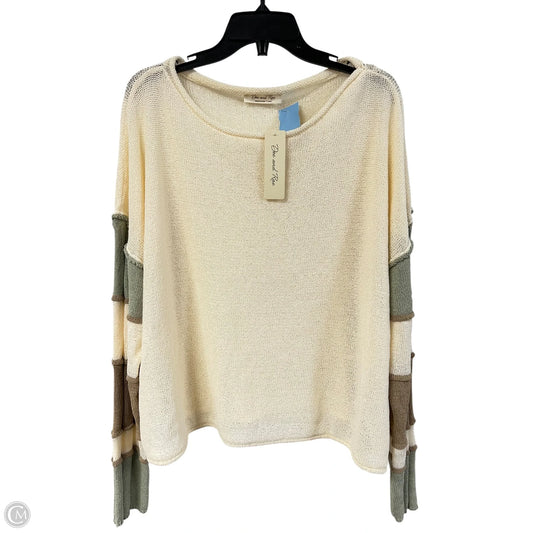 Sweater By Doe & Rae In Cream, Size: L