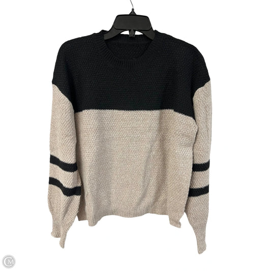 Sweater By Cmf In Black & Tan, Size: M