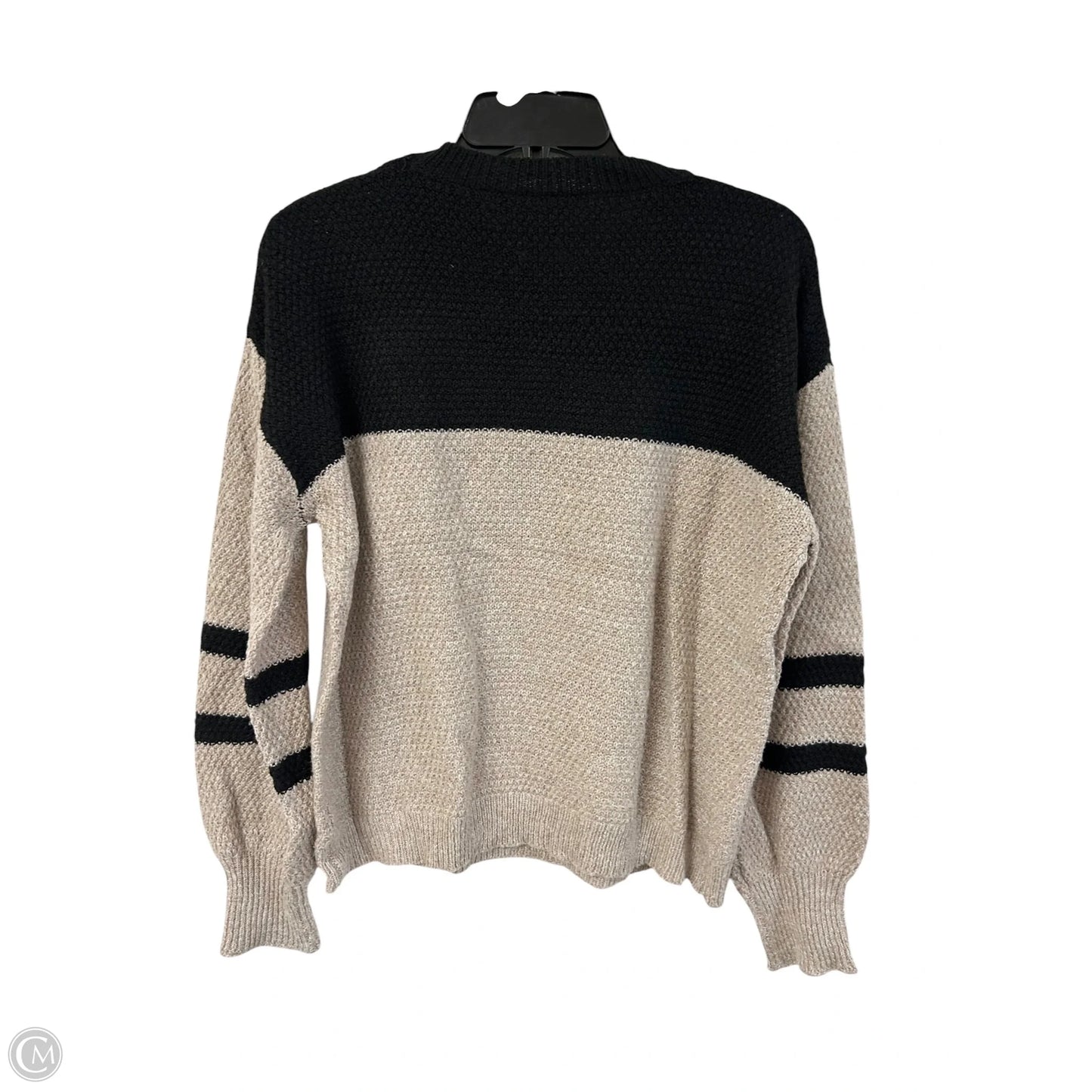 Sweater By Cmf In Black & Tan, Size: M