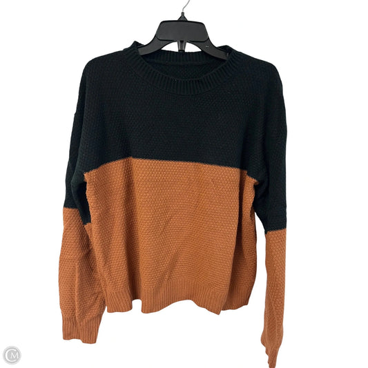 Sweater By Cmf In Black & Brown, Size: L
