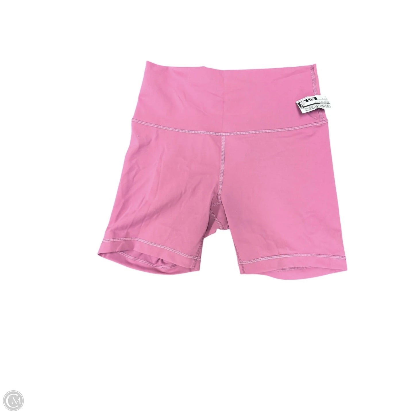 Athletic Shorts By Lululemon In Pink, Size: 8