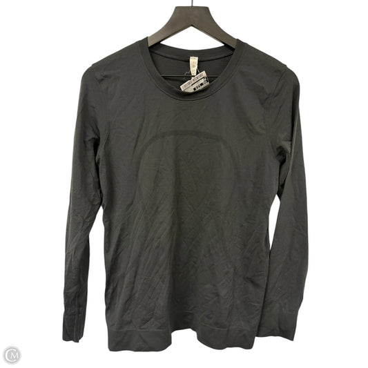 Athletic Top Long Sleeve Crewneck By Lululemon In Black, Size: 8