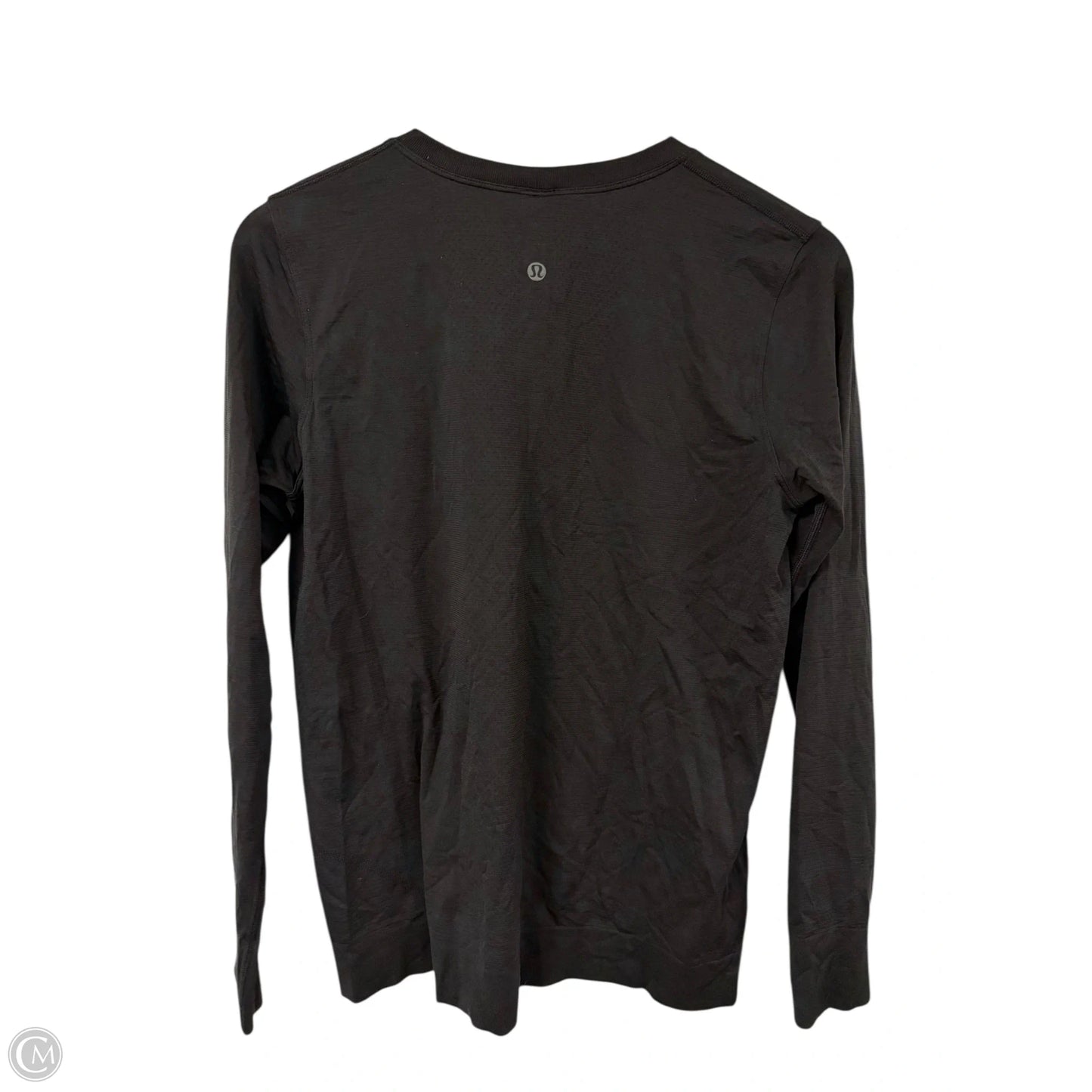 Athletic Top Long Sleeve Crewneck By Lululemon In Black, Size: 8
