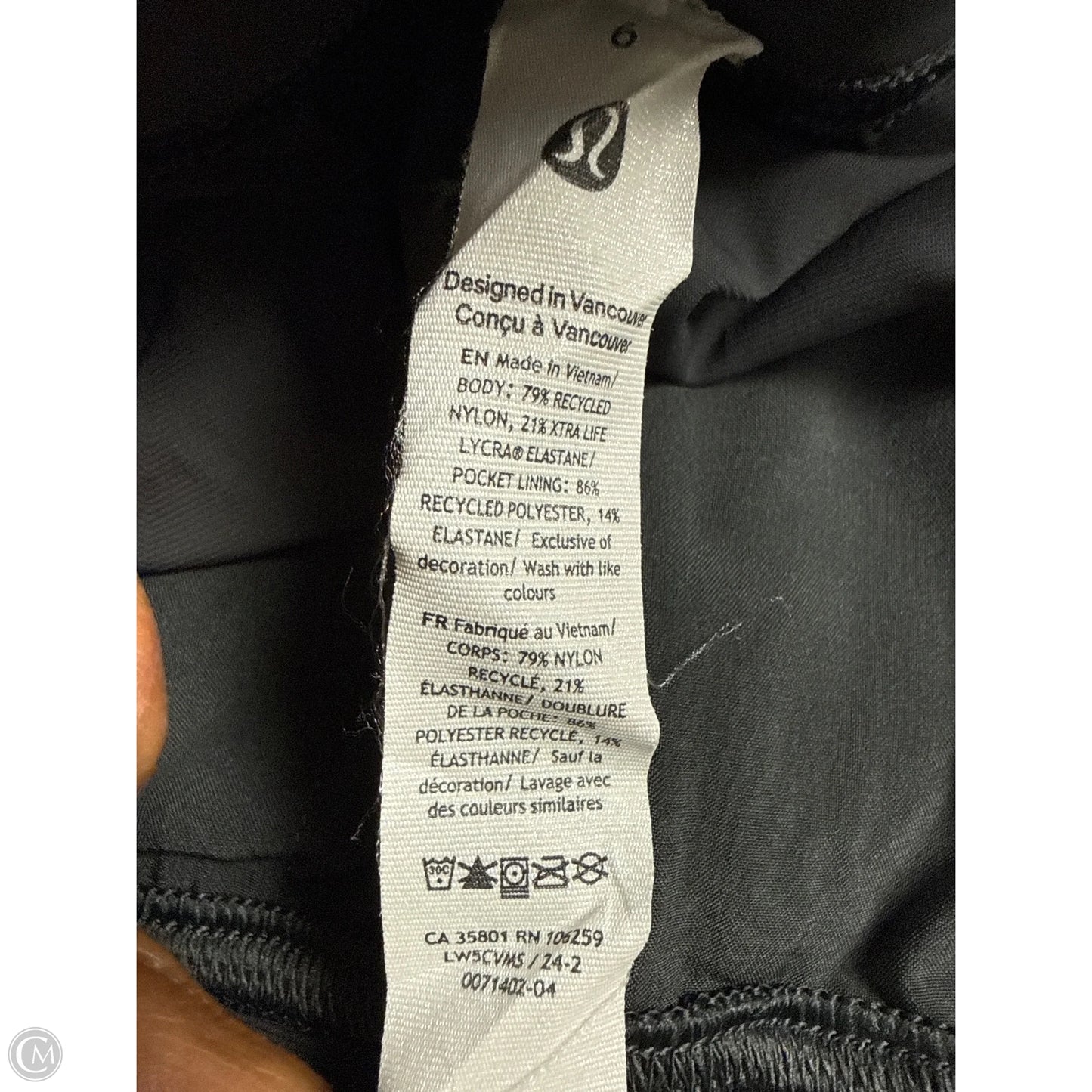 Athletic Pants By Lululemon In Grey, Size: 6