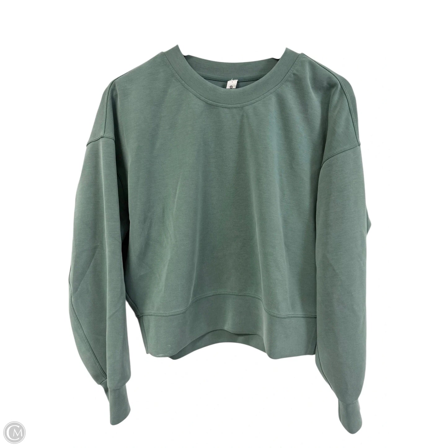 Athletic Sweatshirt Crewneck By Lululemon In Green, Size: 6