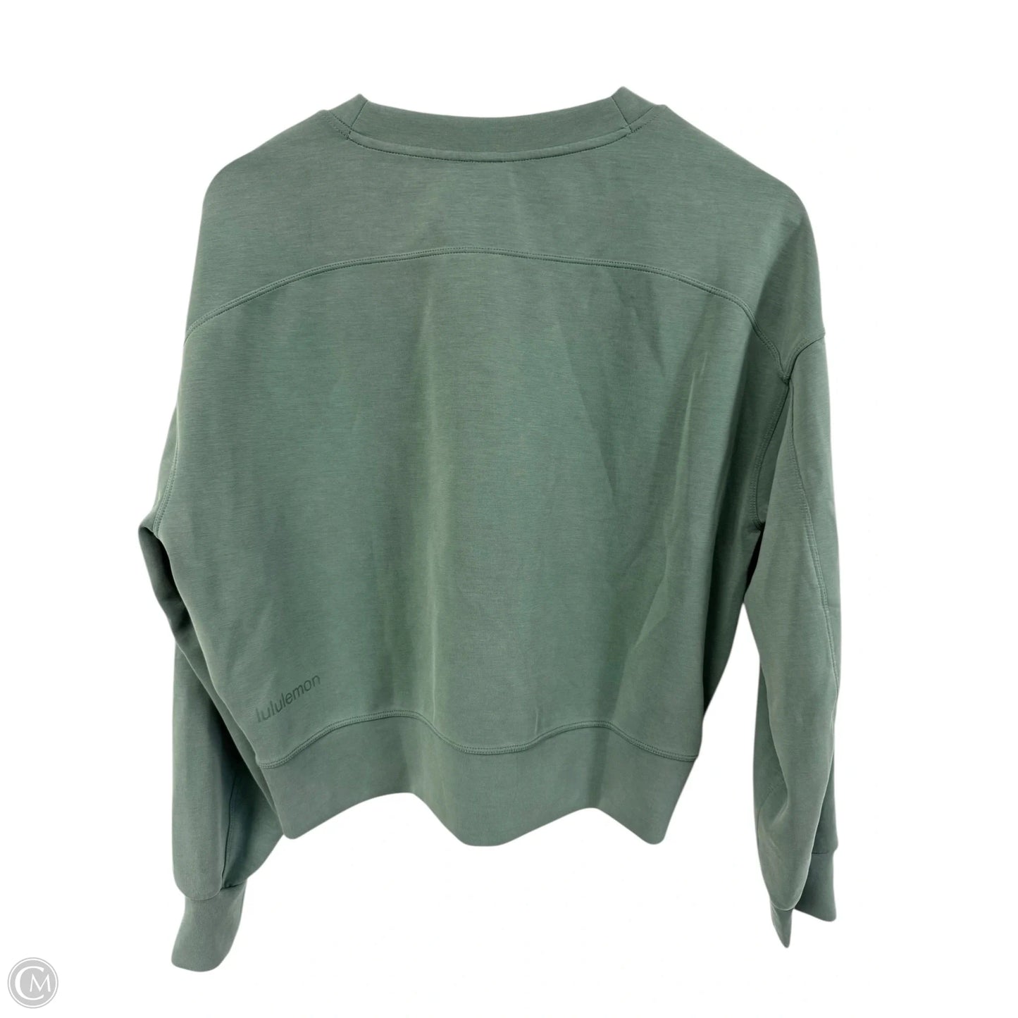 Athletic Sweatshirt Crewneck By Lululemon In Green, Size: 6