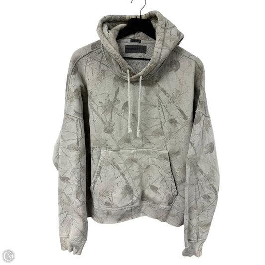 Sweatshirt Hoodie By Abercrombie And Fitch In Tan, Size: L