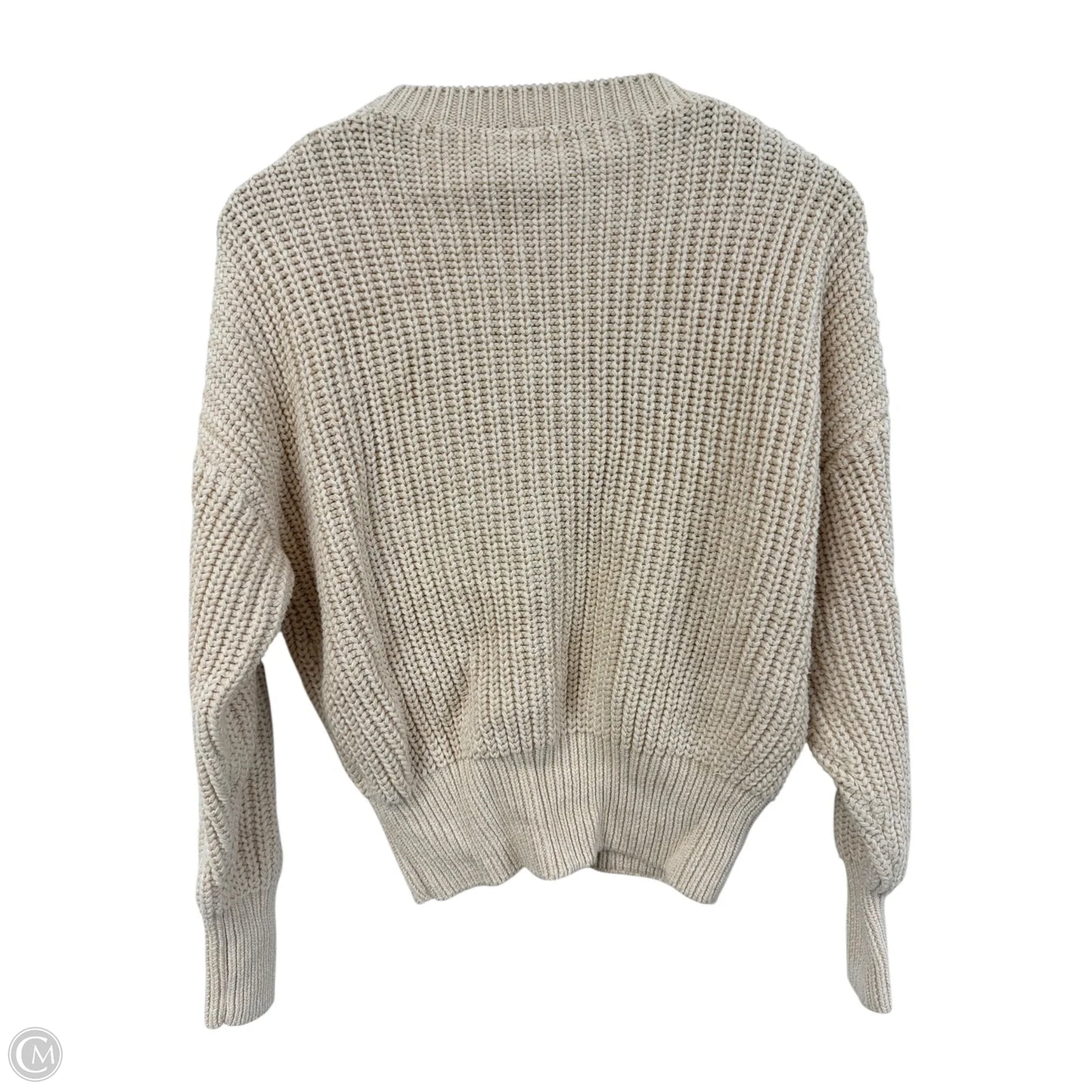 Sweater By Cmb In Cream, Size: S