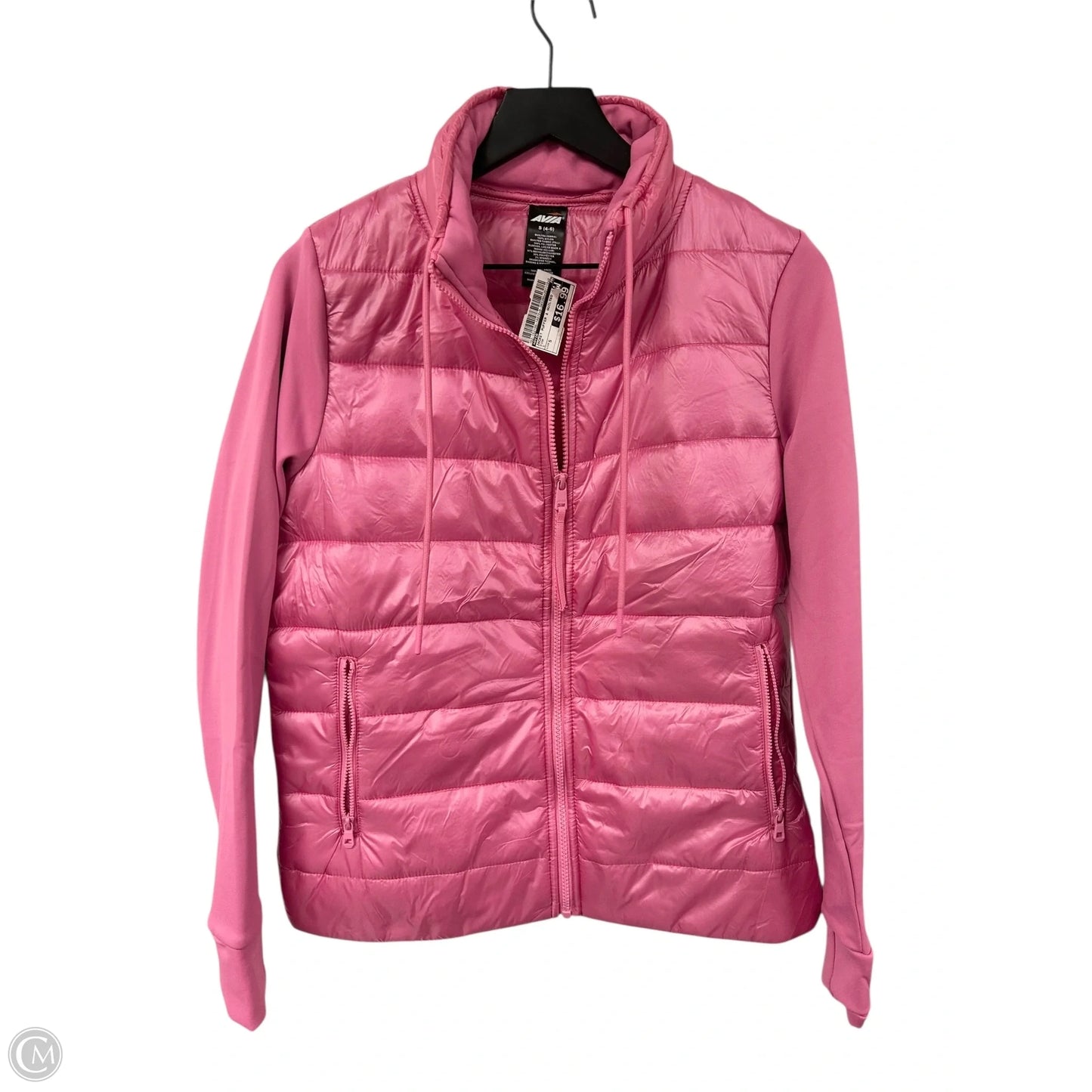 Jacket Puffer & Quilted By Avia In Pink, Size: S
