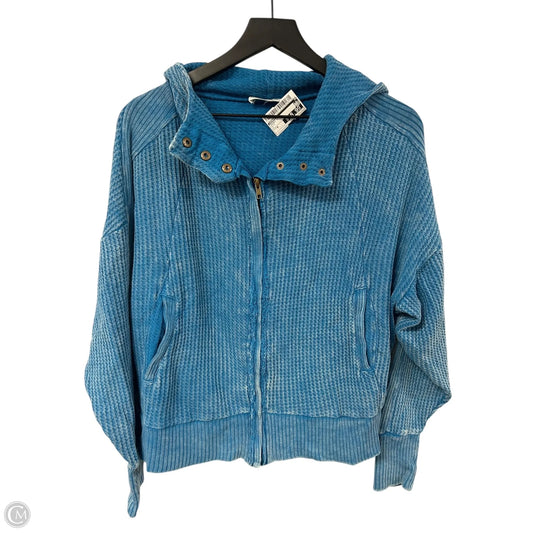 Jacket Other By Zenana In Blue, Size: M