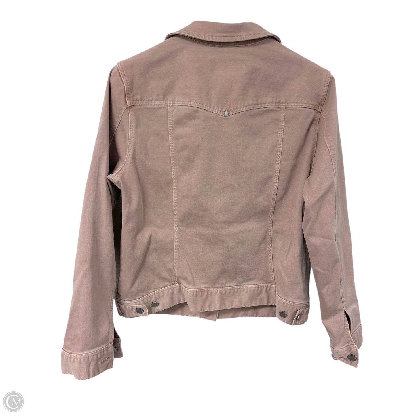 Jacket Denim By Liverpool In Pink Denim, Size: L