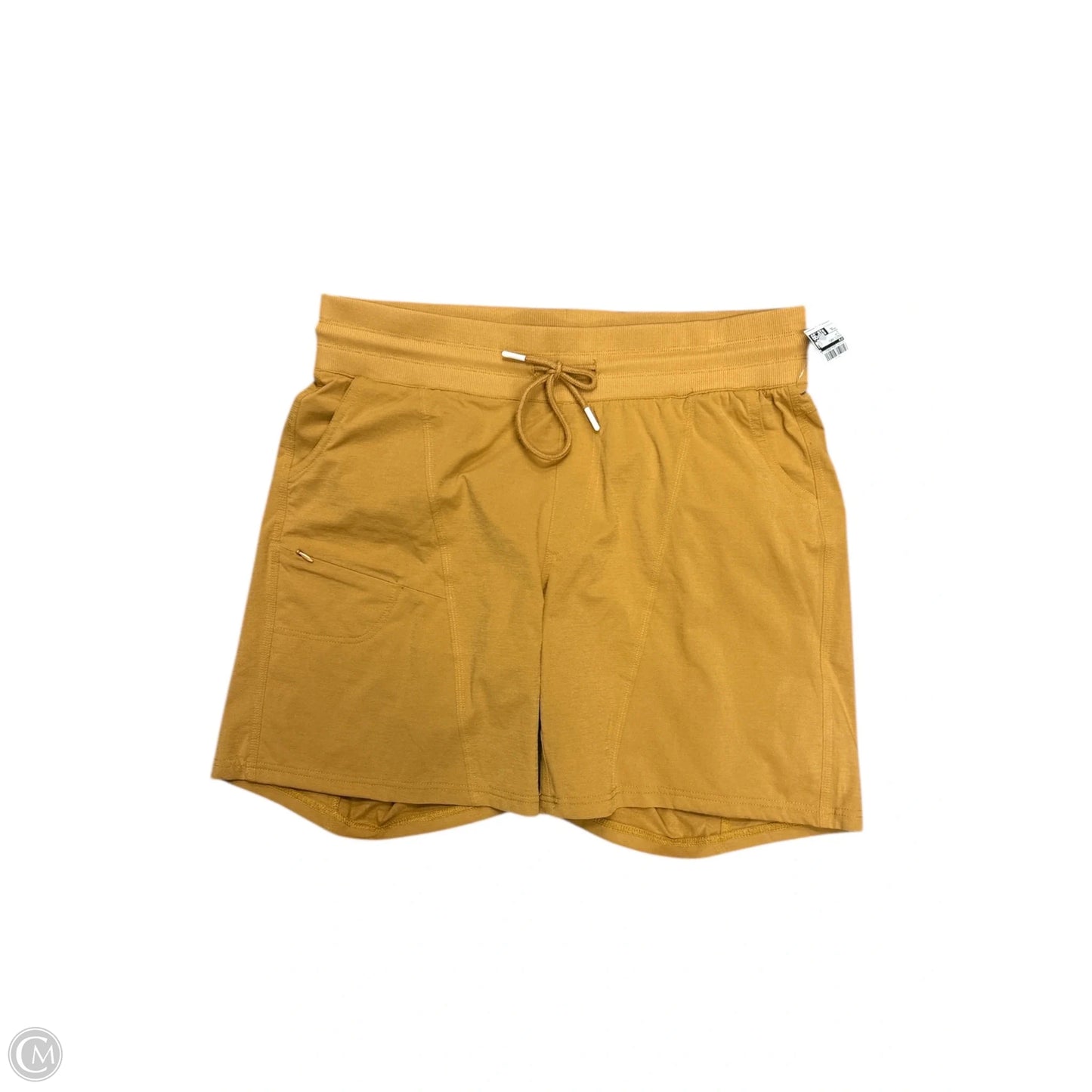 Athletic Shorts By Zyia In Yellow, Size: Xxl