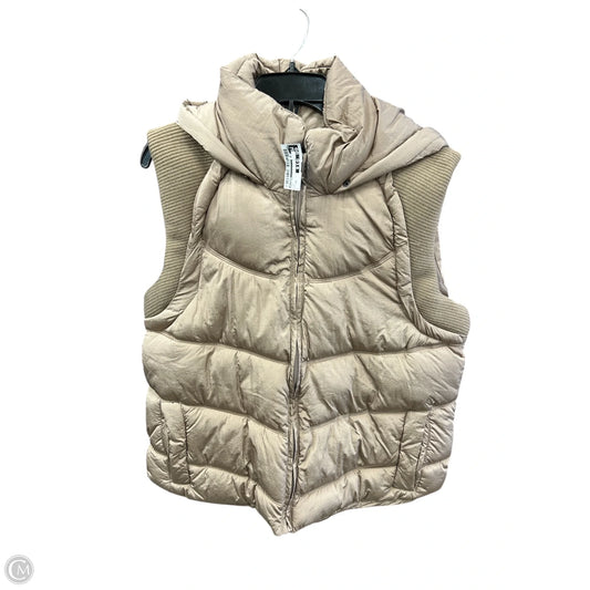Vest Puffer & Quilted By Stoosh In Tan, Size: Xl