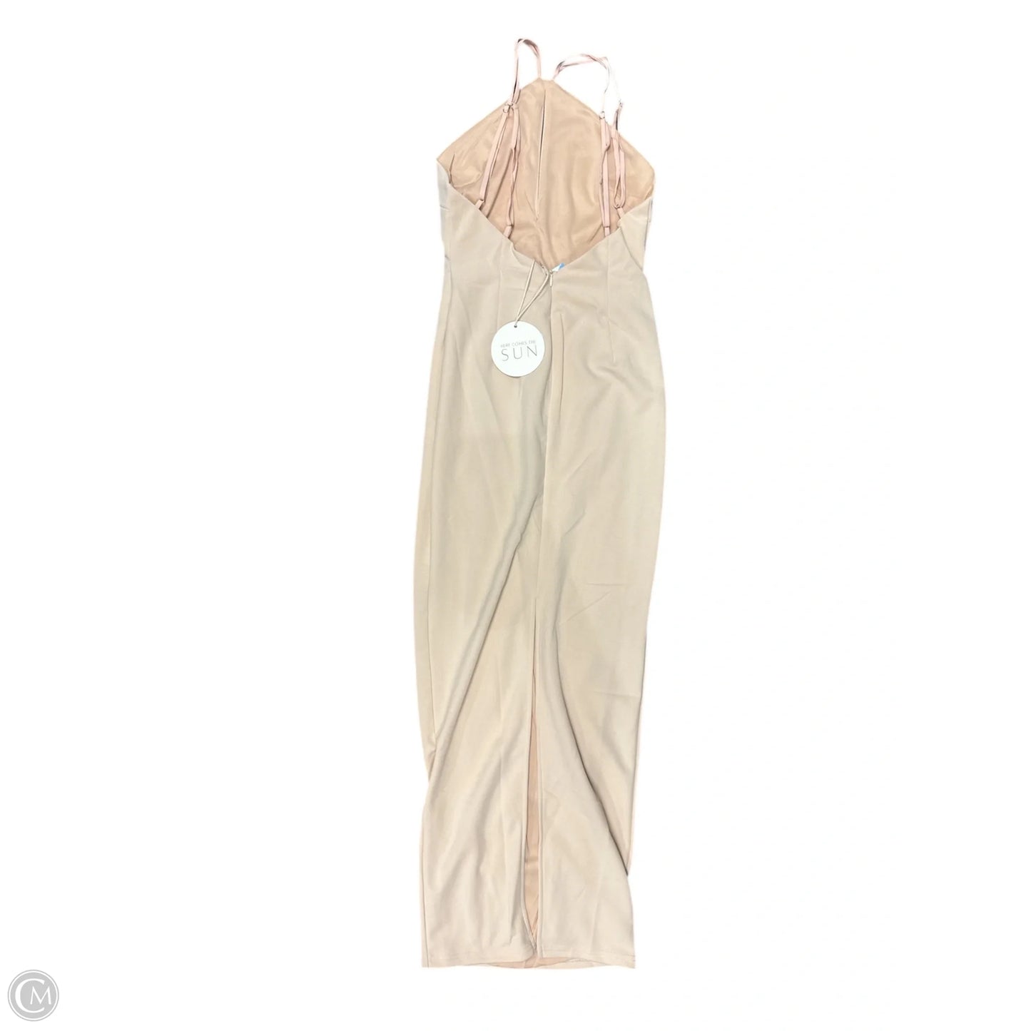 Dress Party Long By Cmb In Peach, Size: S