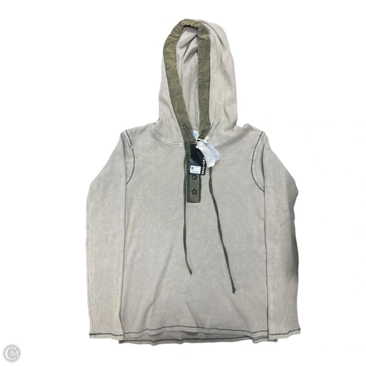 Top Long Sleeve By Hem & Thread In Tan, Size: S