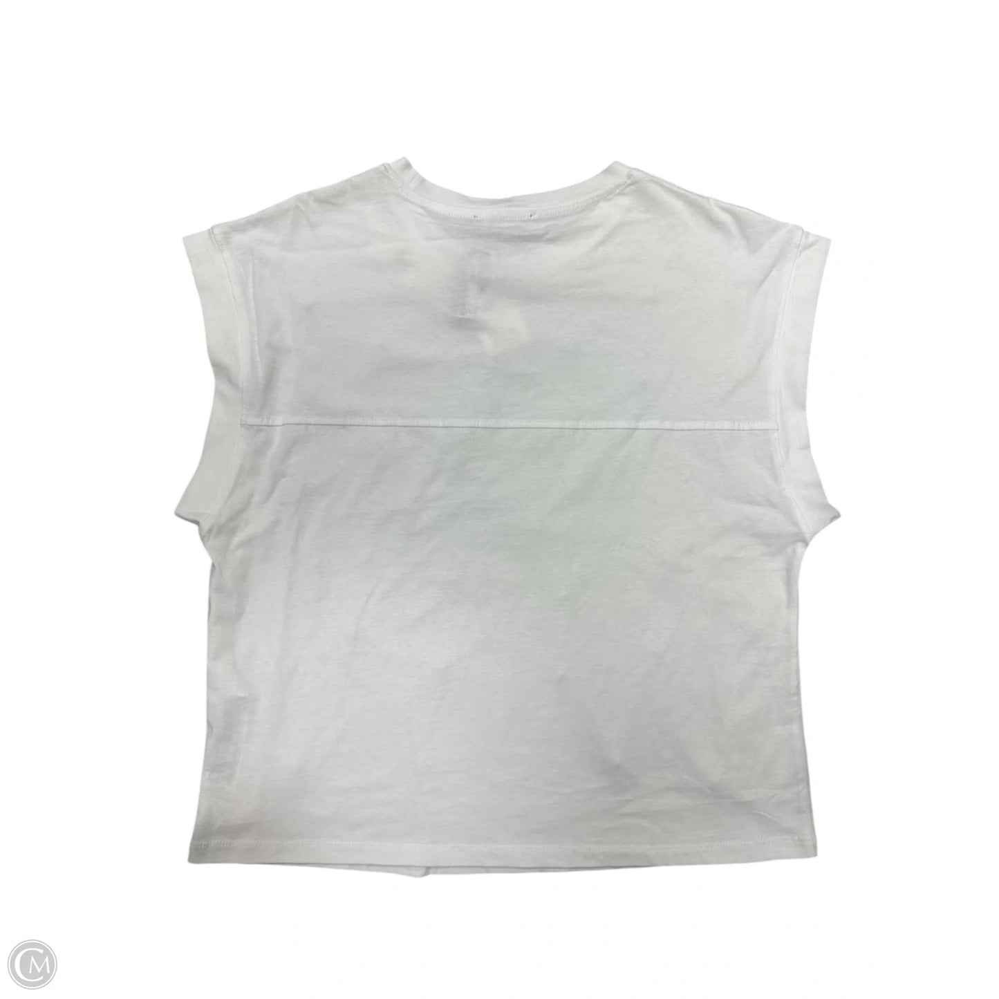 Top Short Sleeve By Zara In White, Size: S