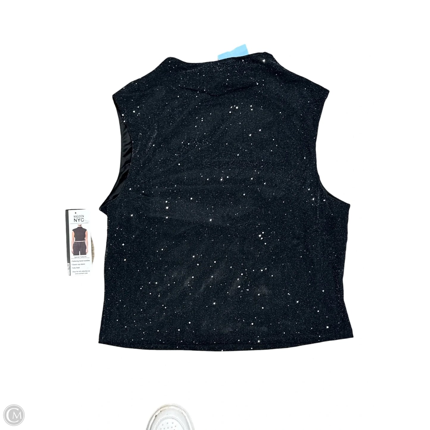 Top Short Sleeve By Madden Nyc In Black, Size: Xl