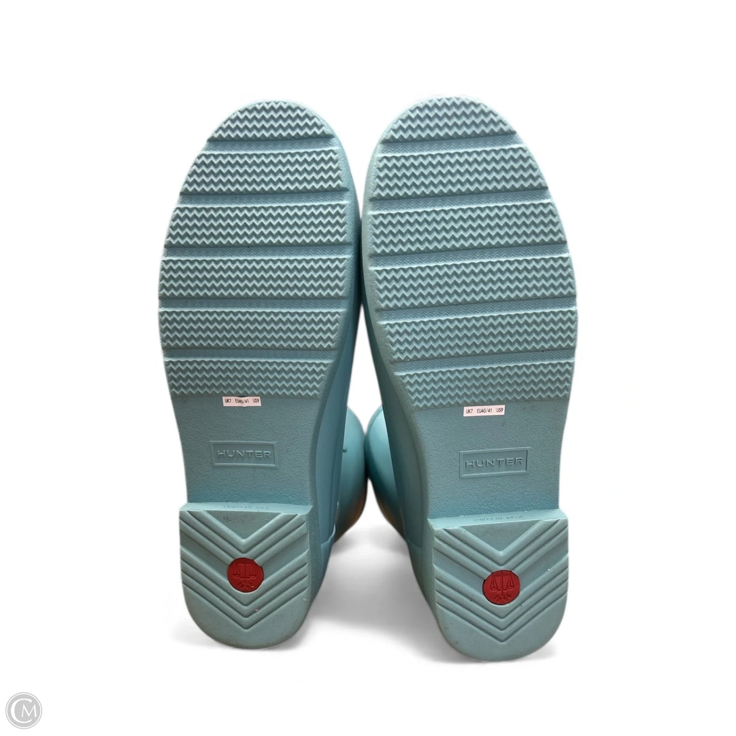 Boots Rain By Hunter In Blue, Size: 9