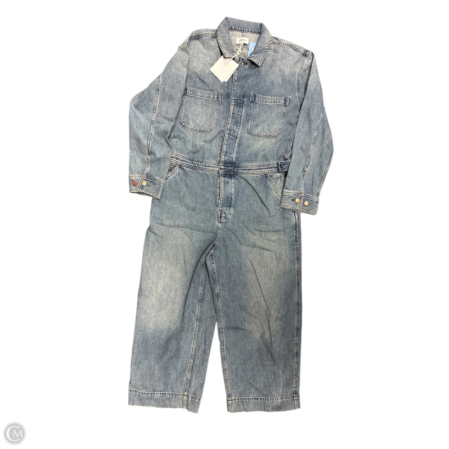 Jumpsuit By Pistola In Blue Denim, Size: Xl