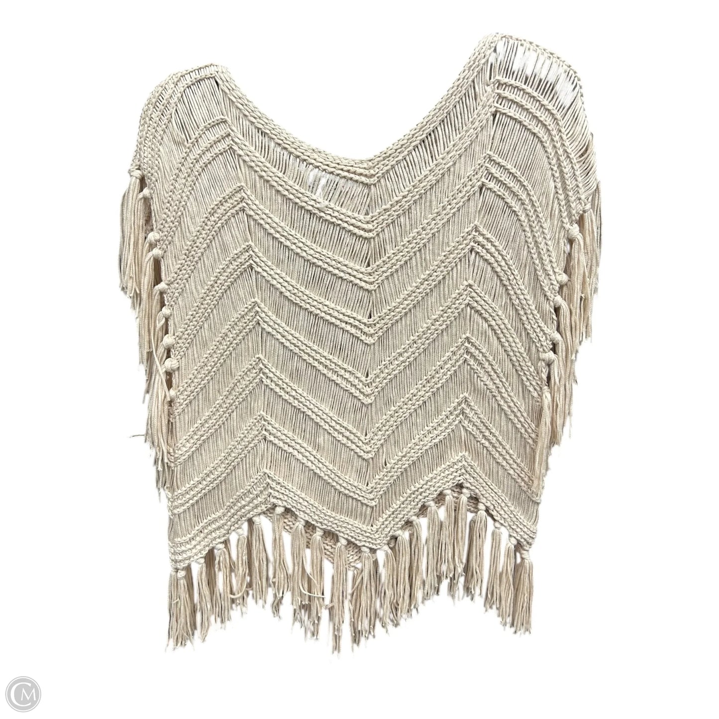 Top Short Sleeve By New In In Tan, Size: S