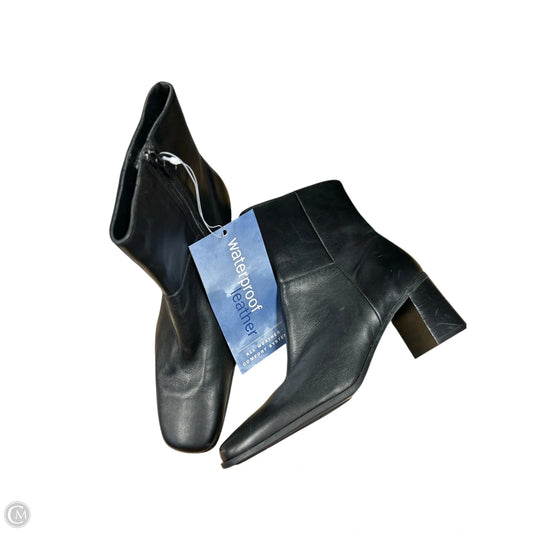 Boots Leather By Caressa In Black, Size: 7.5