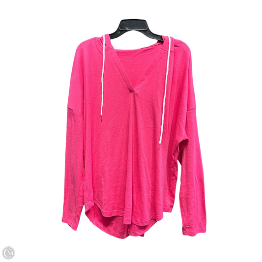 Top Long Sleeve By Cmf In Pink, Size: 2x