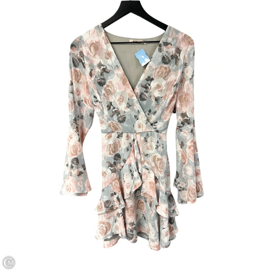 Dress Party Short By Mi Ami In Blue & Pink, Size: L