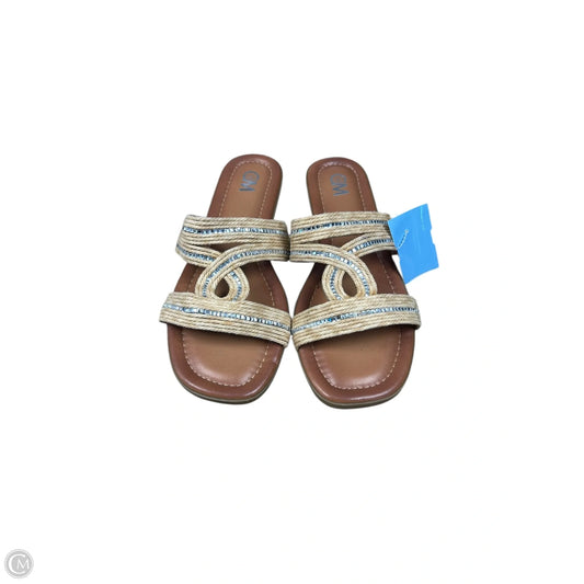 Sandals Flats By Wc2 In Tan, Size: 7