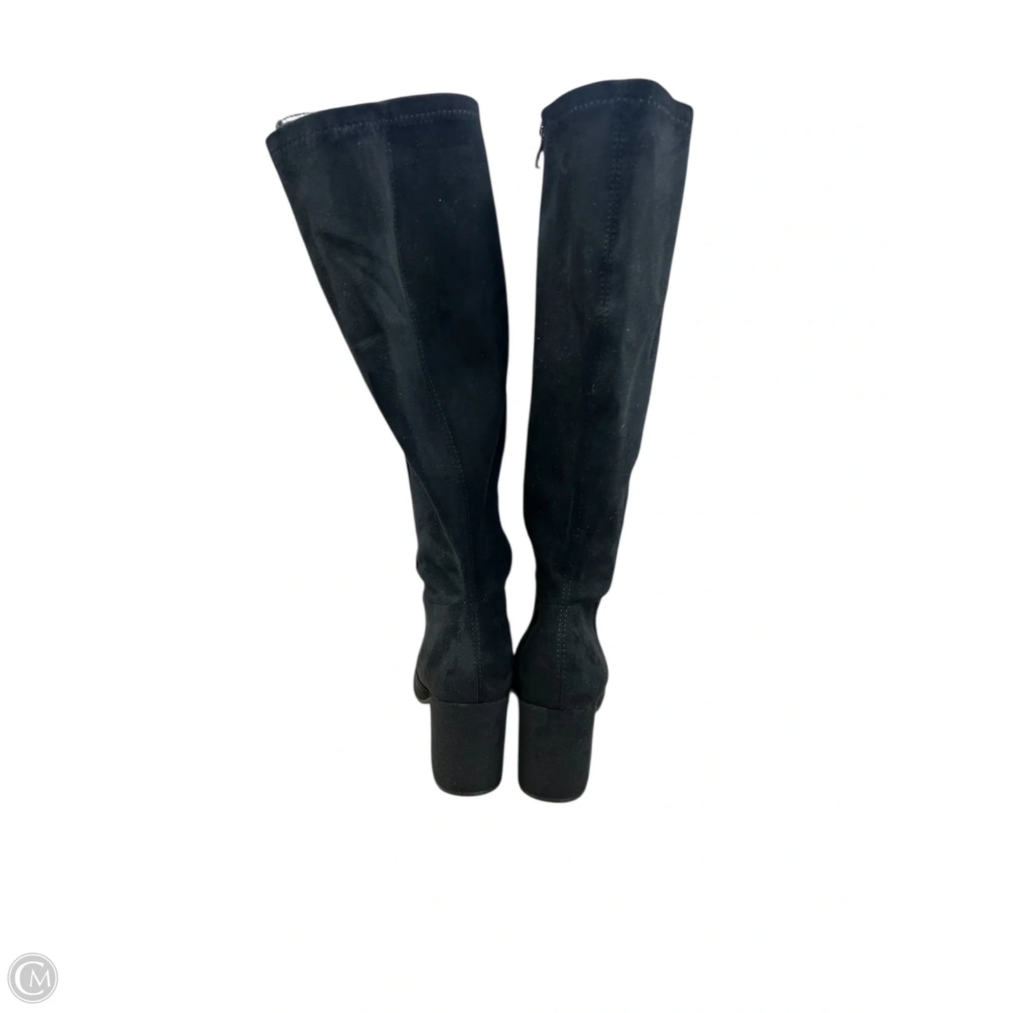 Boots Mid-calf Heels By Cmf In Black, Size: 11