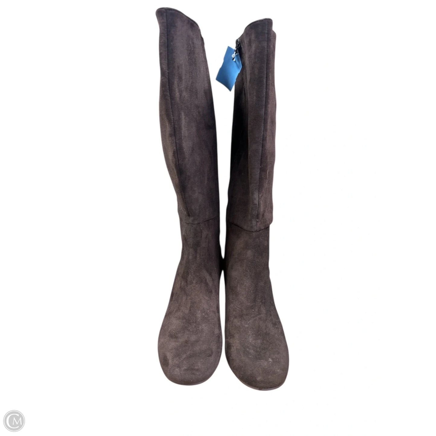 Boots Mid-calf Heels By Time And Tru In Brown, Size: 11