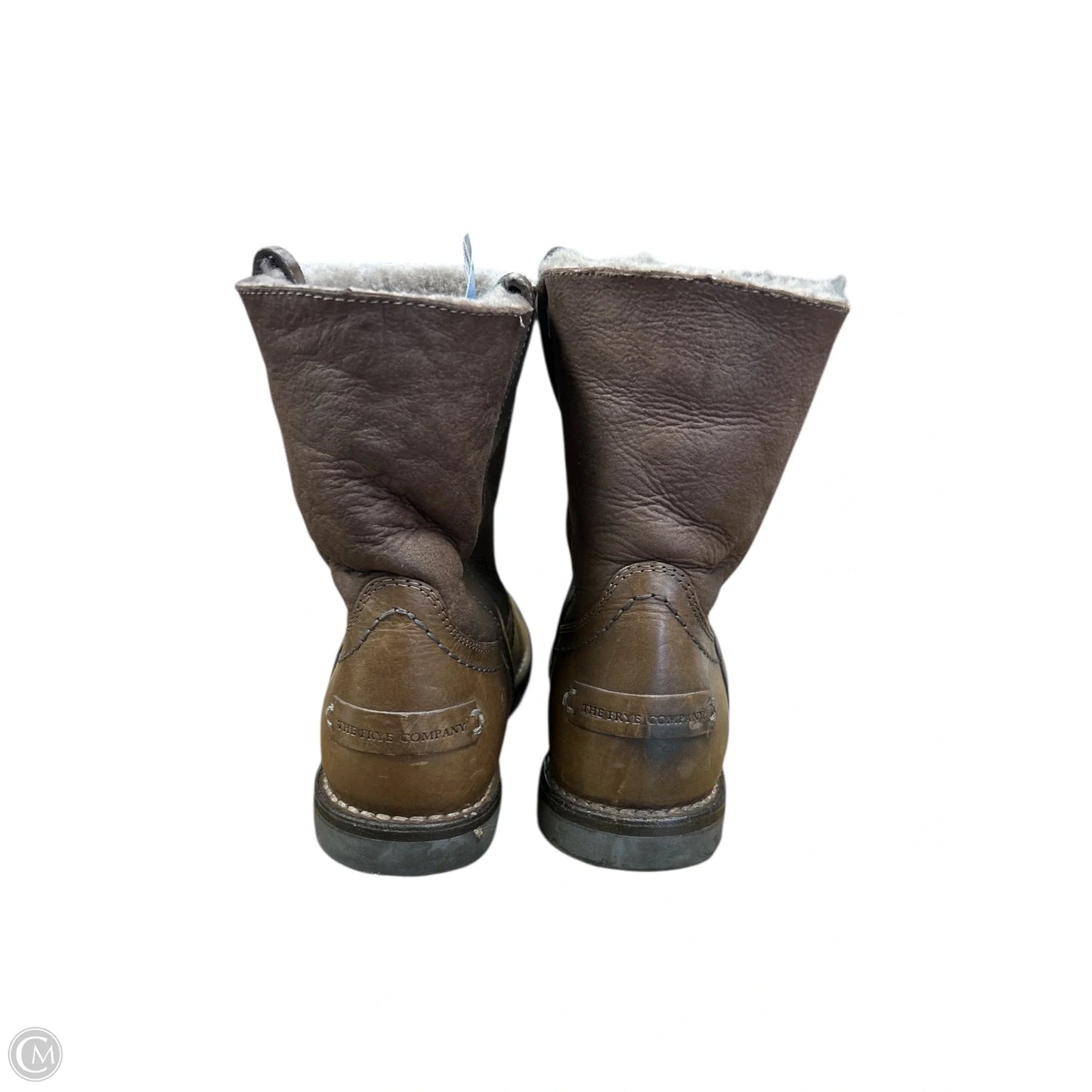 Boots Ankle Flats By Frye And Co In Brown, Size: 8