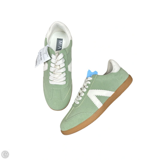 Shoes Sneakers By Mia In Green, Size: 8