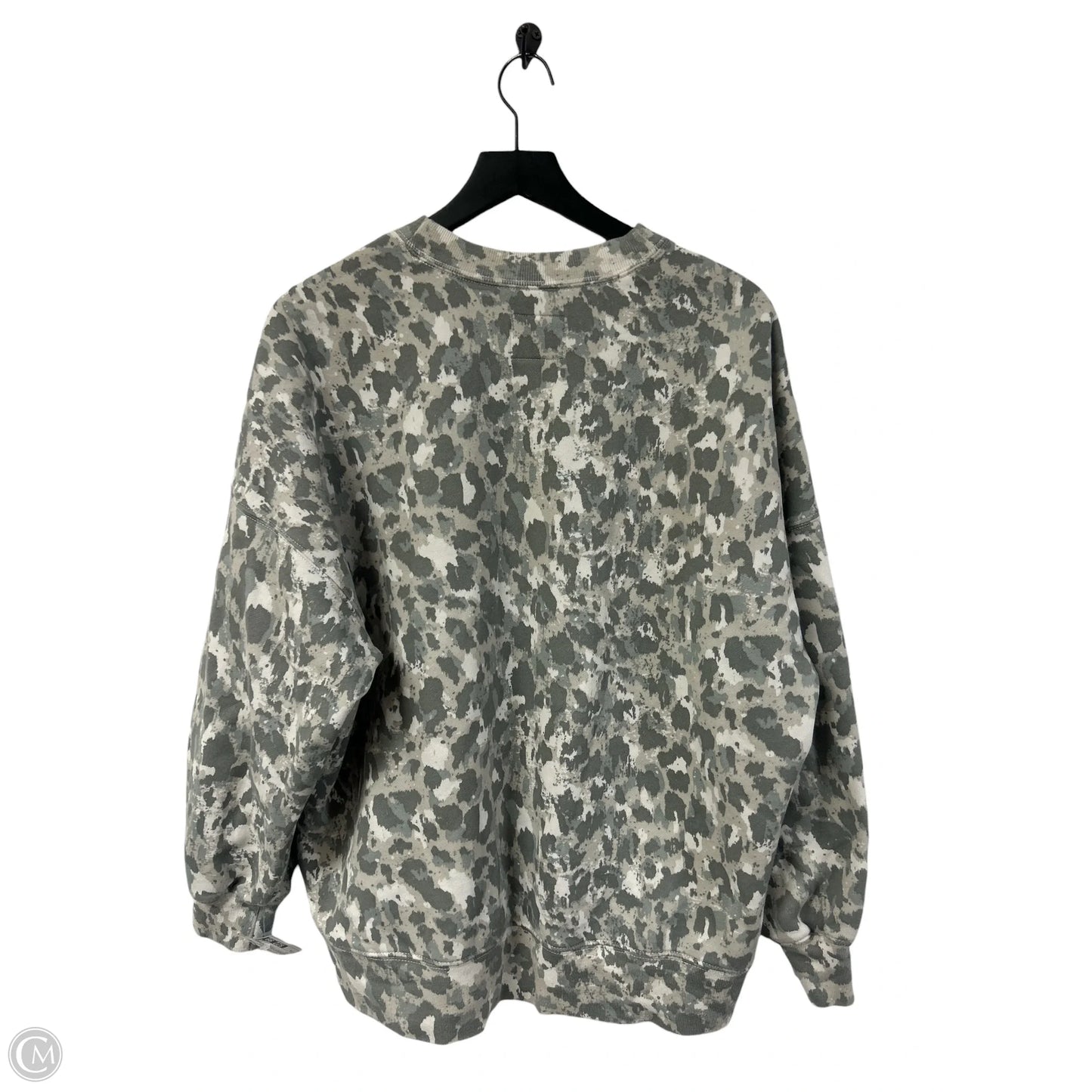 Sweatshirt Crewneck By Abercrombie And Fitch In Grey, Size: M