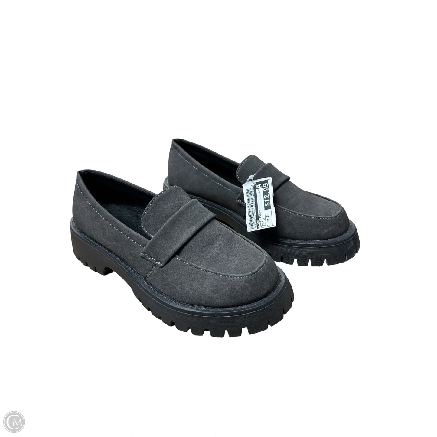 Shoes Flats By Cme In Grey, Size: 9.5