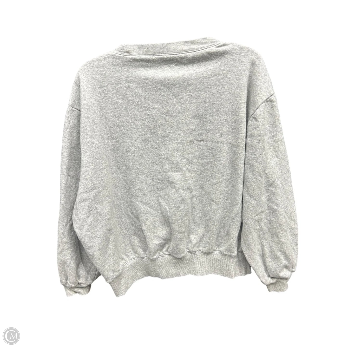 Sweatshirt Crewneck By Chaser In Grey, Size: M