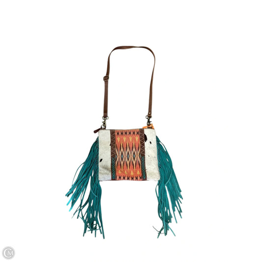 Crossbody Leather By Myra, Size: Small