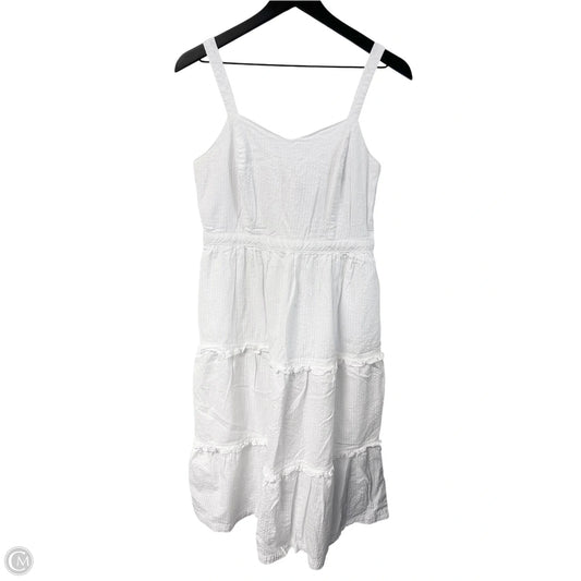 Dress Casual Maxi By Japna In White, Size: L