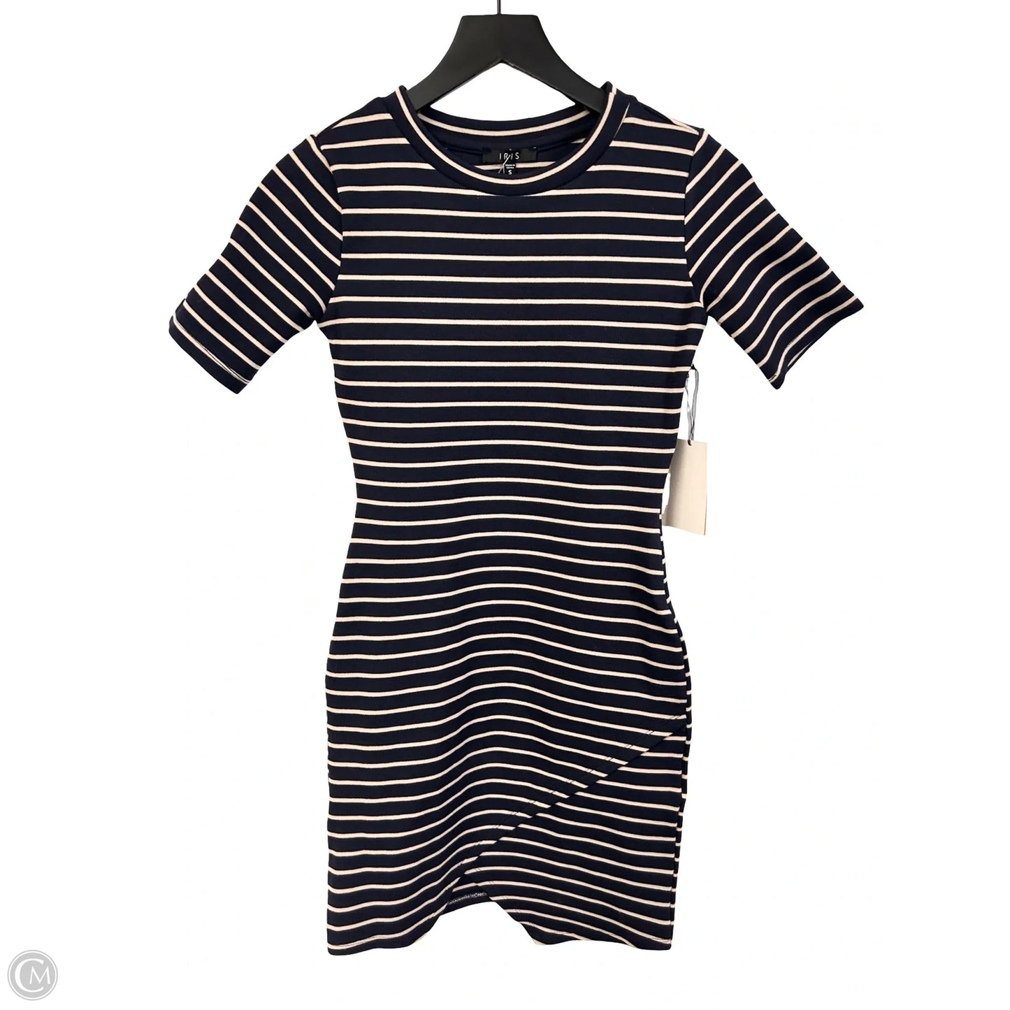 Dress Casual Short By Iris In Blue & Tan, Size: S