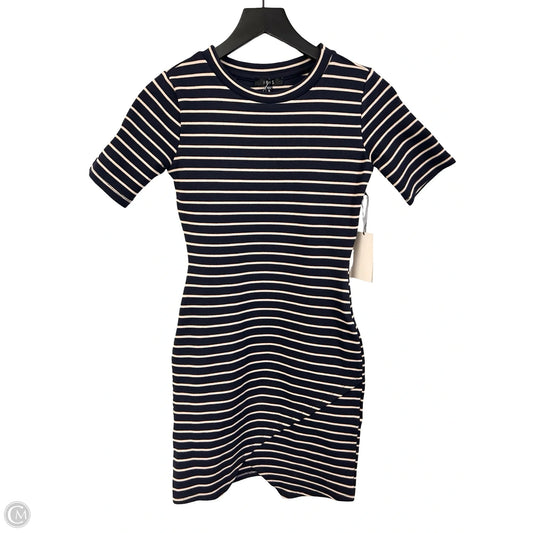 Dress Casual Short By Iris In Blue & Tan, Size: S