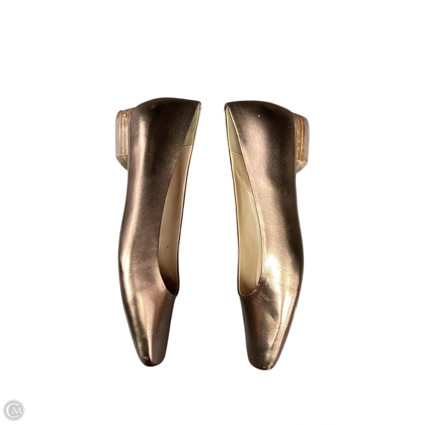 Shoes Flats By Cma In Gold, Size: 10