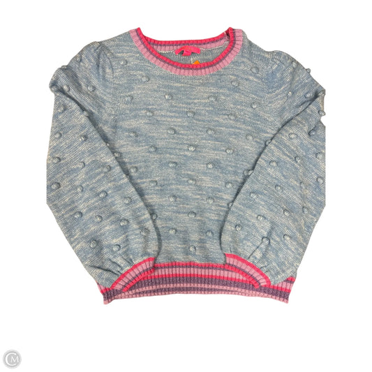 Sweater Designer By Lilly Pulitzer In Blue & Pink, Size: Xl