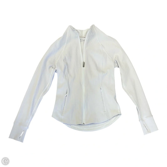 Athletic Jacket By Athleta In White Print, Size: S