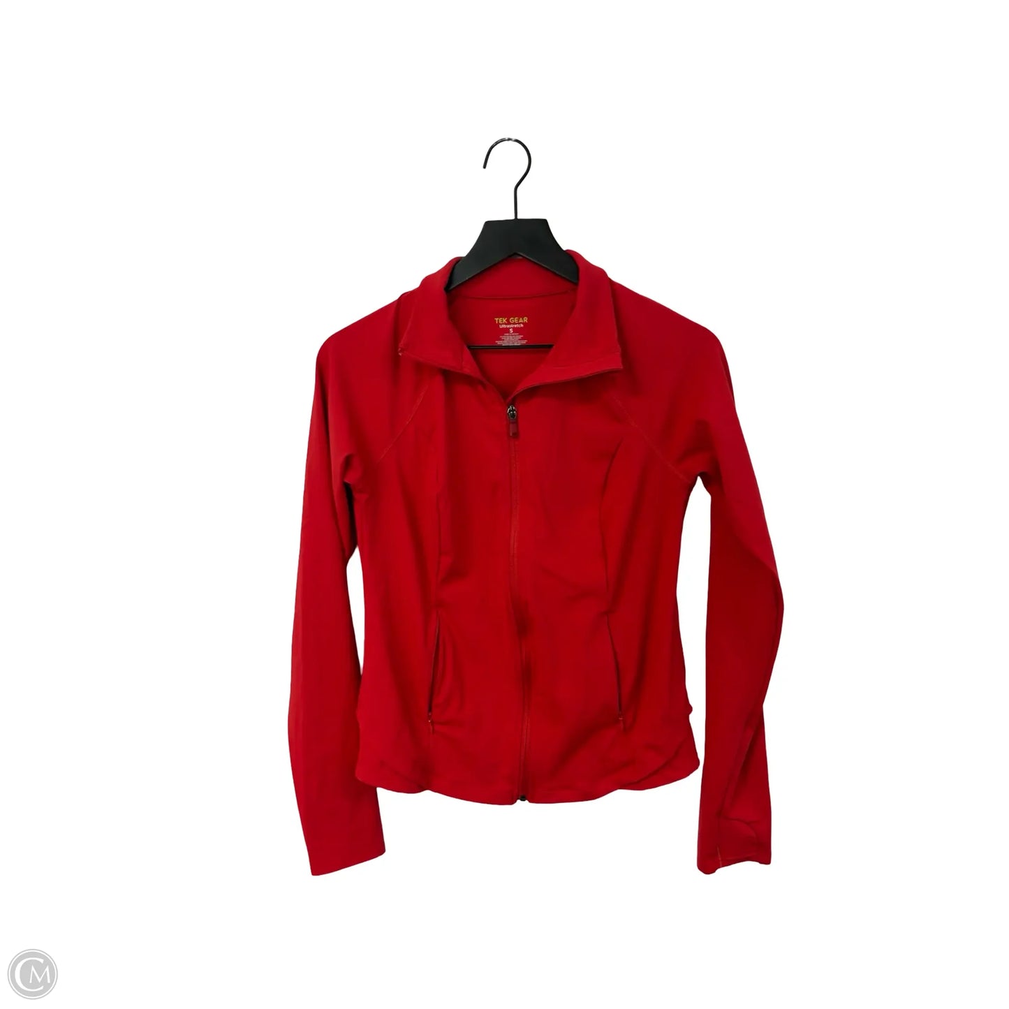 Athletic Jacket By Tek Gear In Red, Size: S