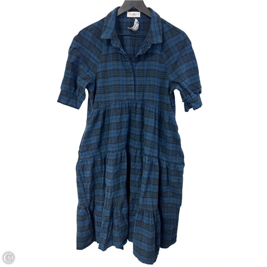 Dress Casual Midi By Natural Life In Black & Blue, Size: L
