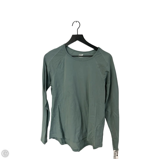 Athletic Top Long Sleeve Crewneck By Avia In Green, Size: L