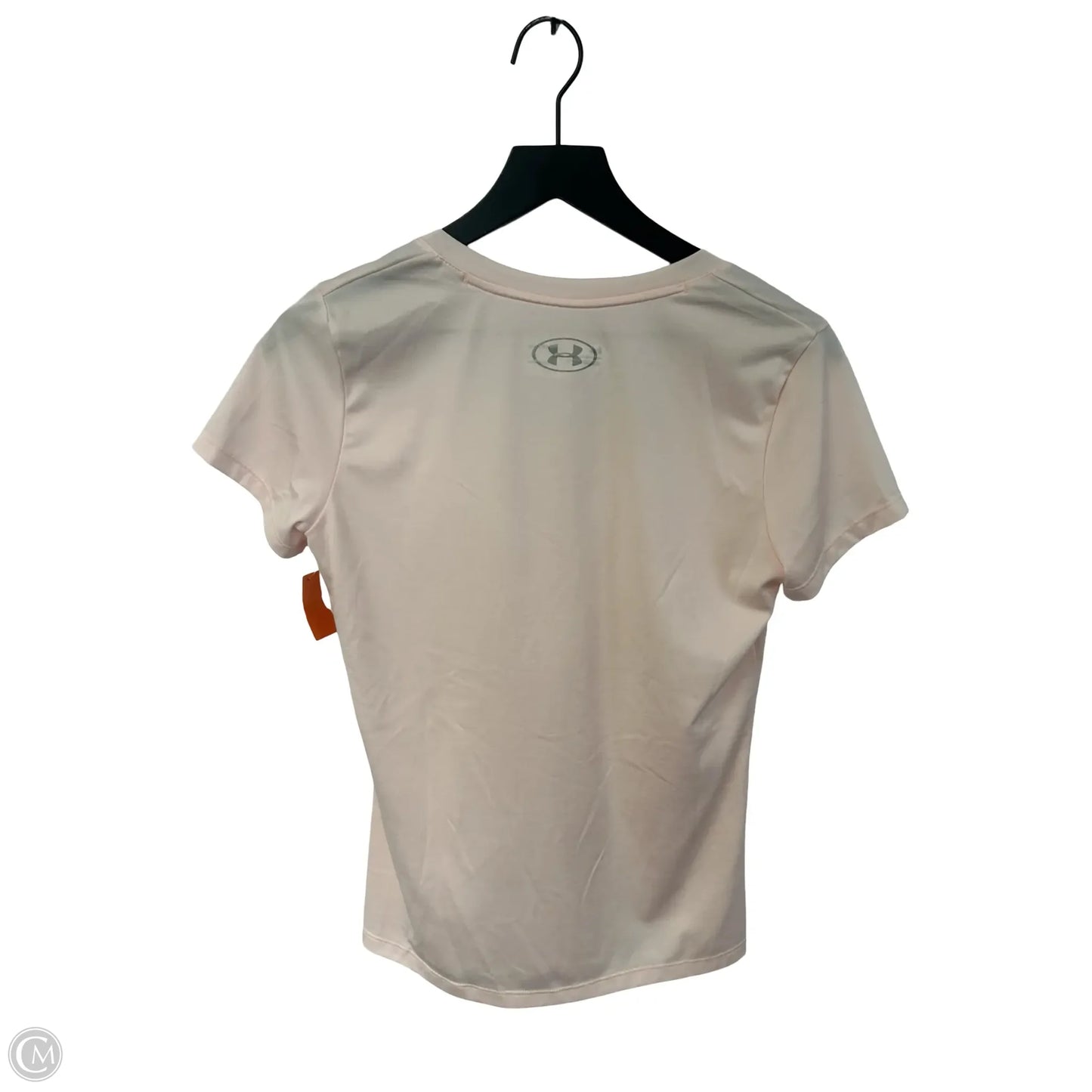 Athletic Top Short Sleeve By Under Armour In Pink, Size: S